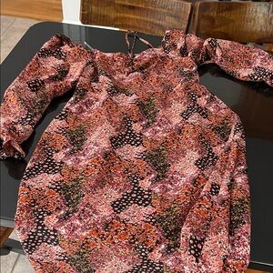 Lily Rose Multicolor Floral Long Sleeve Dress